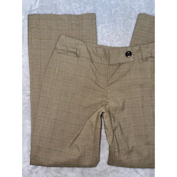 Women’s Green Plaid Tailor B.Moss Stretch Slacks 💚 - Picture 6 of 16